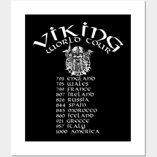 Viking World Tour Posters and Art